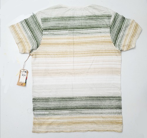 Rusty R. International Mens XXL Green Whittier T SHIRT Striped Short Sleeve TEE - Picture 12 of 14