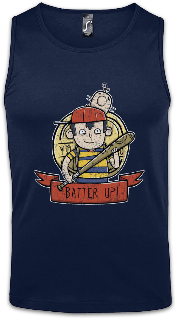 ALTRA Batter Up Canotta Uomo Earthbound Mother Gamer Game Gaming PC George And