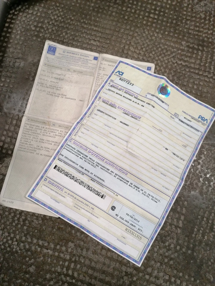 Telaio Ducati Monster S4r 1000 2001 Con Documenti (radiato Per Estero) — 第 4/4 张图片