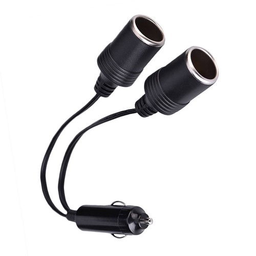 12V/24V Car Charger Plug Male To 2-Way Female Cigarette Socket Extension Cor Fit - Picture 18 of 22