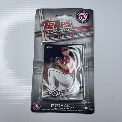 F Neu Versiegelt Topps Baseball Sammelkarten 2017 Washington Nationals