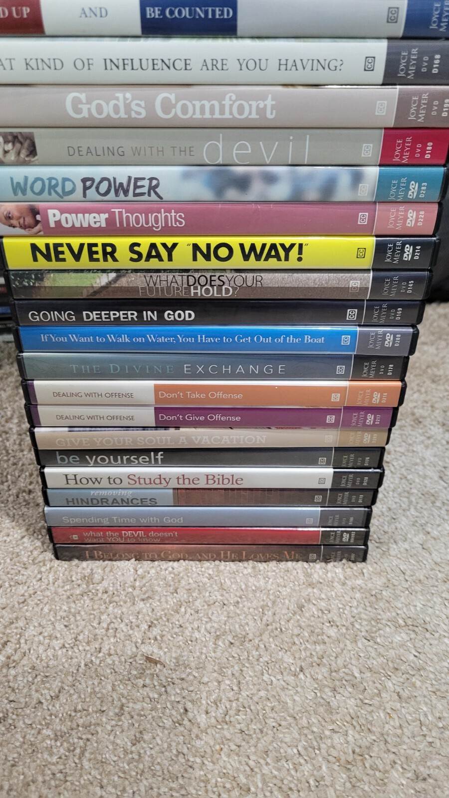 Joyce Meyer Large Lot of 42 DVDs eBay