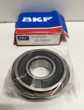 NEW IN BOX GENUINE SKF 20MM X 47MM X 14MM DEEP GROVE BALL BEARING 6204-2RSNRJEM