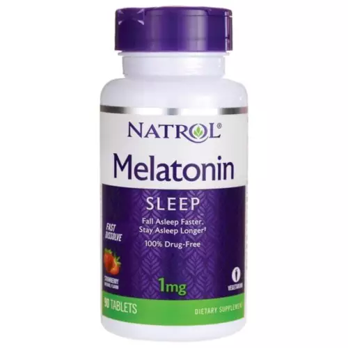 Natrol Melatonin Fast Dissolve - Strawberry 1 mg 90 Tabs