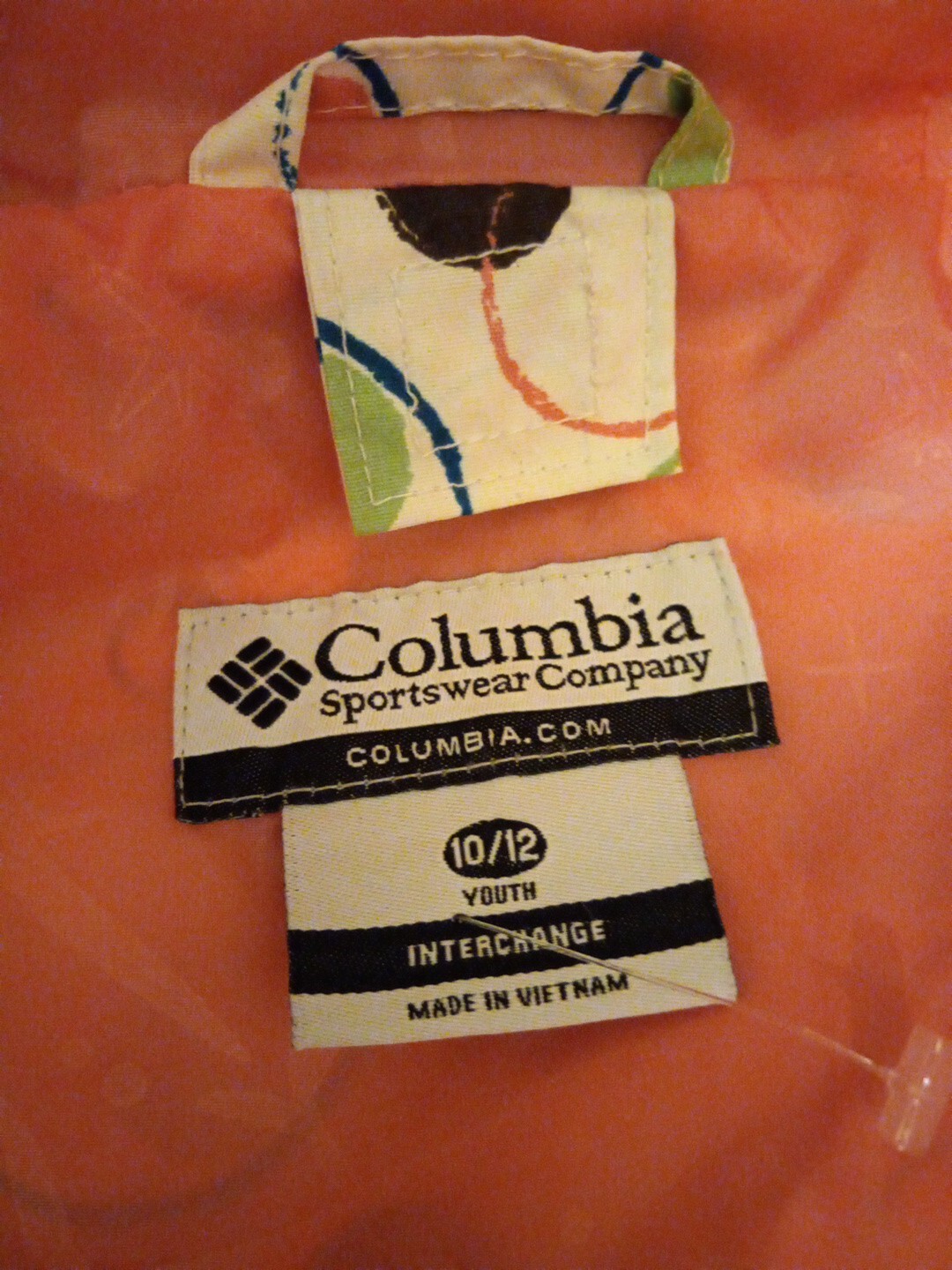 Columbia Omni-Shield Hooded Waterproof Jacket Girls Size 10/12.