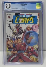 H.A.R.D. Hard Corps #1 CGC 9.8 Jim Lee Valiant Comics 1992 WP Gatefold Cover