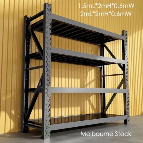 New 2M Warehouse Garage Shelving Metal Steel Storage Racking Shelves Shelf Racks