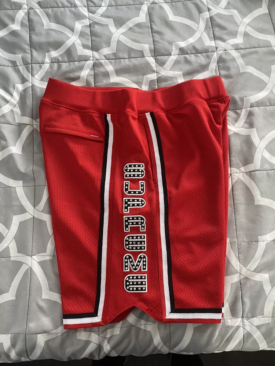 supreme rhinestone basketball shorts