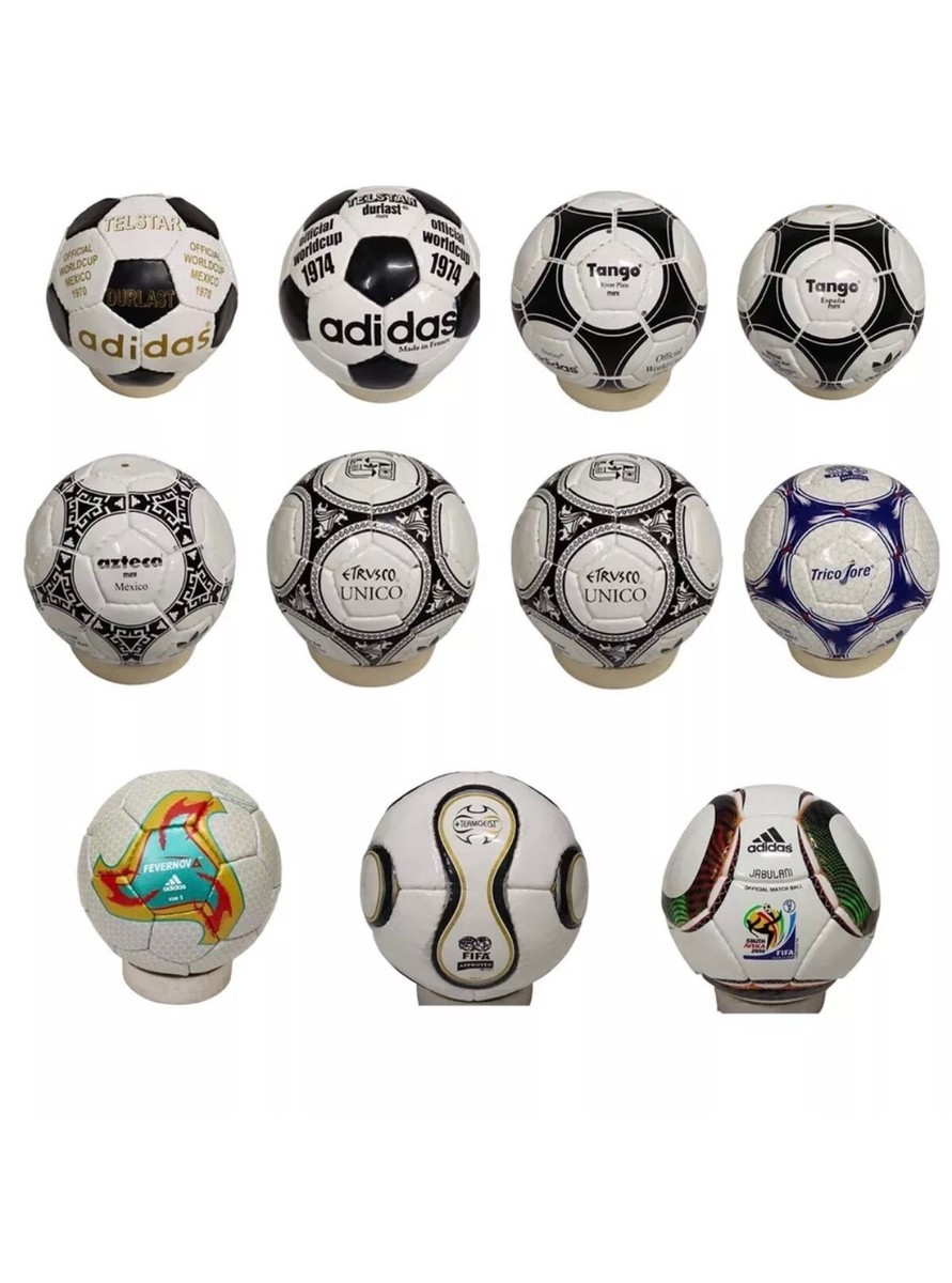 Adidas 1970-2010 World cup mini Soccer ball Set Size 1