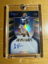 2021 Panini Chronicles Draft Picks - In Flight Signatures On Card Kyle Pitts /40