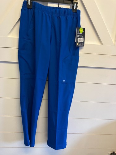 Herren Wonderwink Wonder Wink Kordelzug royalblau Cargo Scrub Hose XS kurz