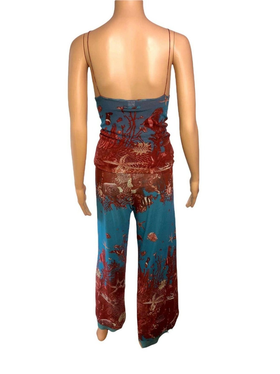 Jean Paul Gaultier Soleil S/S 1999 Sea World Life Print Top