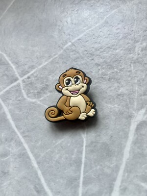Rubber Monkey Clip Chimp NEU Schuhe Clip Unisex Kinder Accessoire
