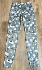 Beyond Yoga Luxe Women’s Medium Sky Blue Blossom High Waist Leggings