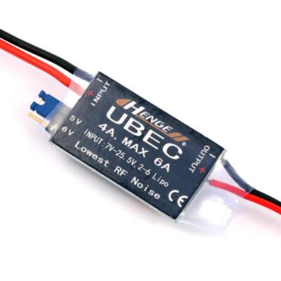 2-6S Input DC-DC Converter Step Down UBEC Module BEC Output 5V / 6V 4A 6A 8A