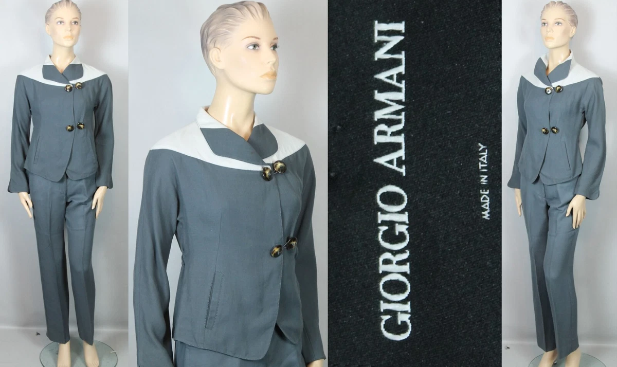 タグ付 GIORGIOARMANI ジョルジオアルマーニ スーツジャケット 38 楽天市場】GIORGIO ARMANI ジョルジオアルマーニ ピンストライプ