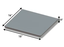 Quadra-Fire 4300 Millennium ACT & ACT Step Top Wood Stove Baffle (831-1980)