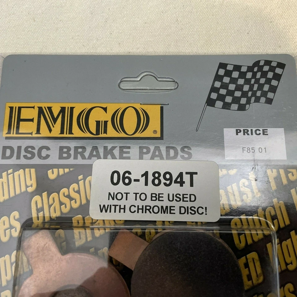 PASTILLAS METÁLICAS FRENO DISCO NORTON COMMANDO 06-1894 DELANTERAS TRASERAS 1972 - 1975 750 850 Foto 2 de 4