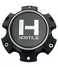 Hostile Satin Black H Logo Wheel Center Cap HC-6003 C-8015A