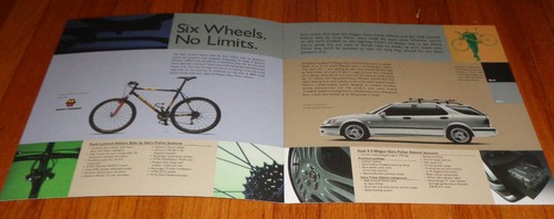 Original 2000 Saab 9-5 95 Wagon Gary Fisher Edition Sales Brochure - Picture 2 of 2