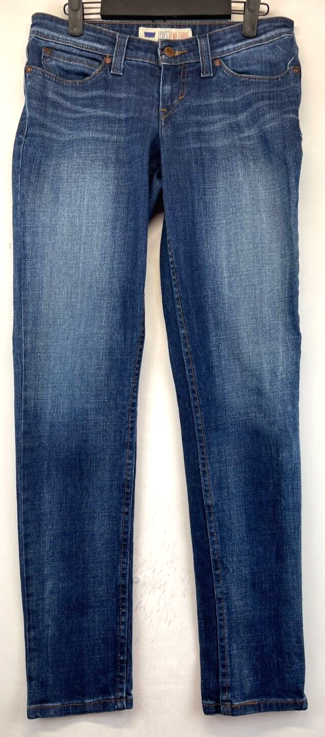 Levi's Demi Curve Jeans - Juniors Size 5 - Blue - Distressed - Skinny (2884)