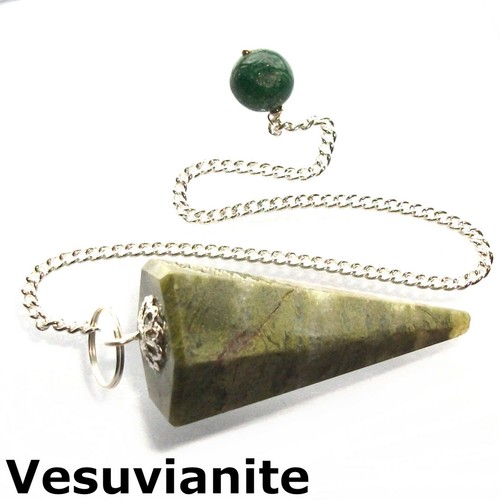 Gemstone Crystal Point Dowsing Pendulum Scrying Dowser Healing Reiki Therapy - Picture 206 of 216