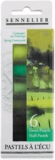 Sennelier Extra-Soft Half Pastel 6 Stick Set, Set of 6, Spring