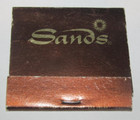 VINTAGE Matchbook Sands Hotel & Casino Las Vegas Nevada NV — photo 1
