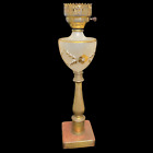 Antique Hand Painted Porcelain Ornate Glass Home Decor Victorian Oil Lamp Qty