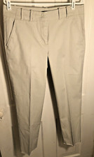 Talbots Weekend Chino Light Beige Khakis Size 6 Pants No Hem Roll Up