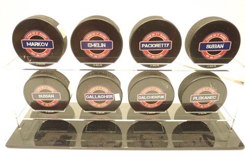 1998-2012 Montreal Canadiens Multi-Players 8 Draft Puck /Auto With Case GIO-4 - Picture 10 of 16