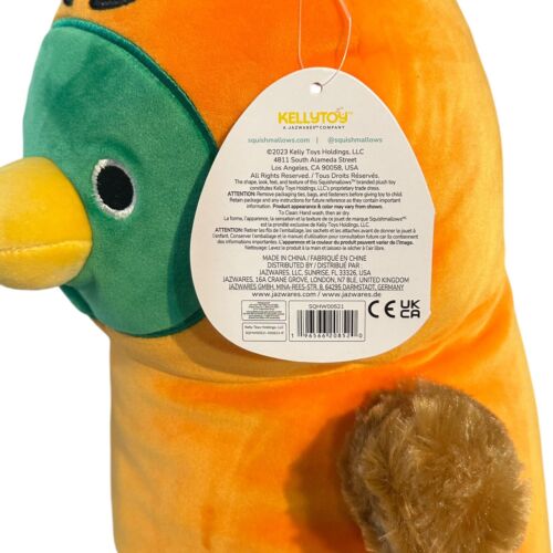 Squishmallows HugMees Avery Mallard Duck Pumpkin Costume Halloween Plush 14 in - Picture 6 of 7