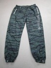 eS Skateboarding Pants Mens Xl Blue Green Camo Court Tract Windbreaker Joggers