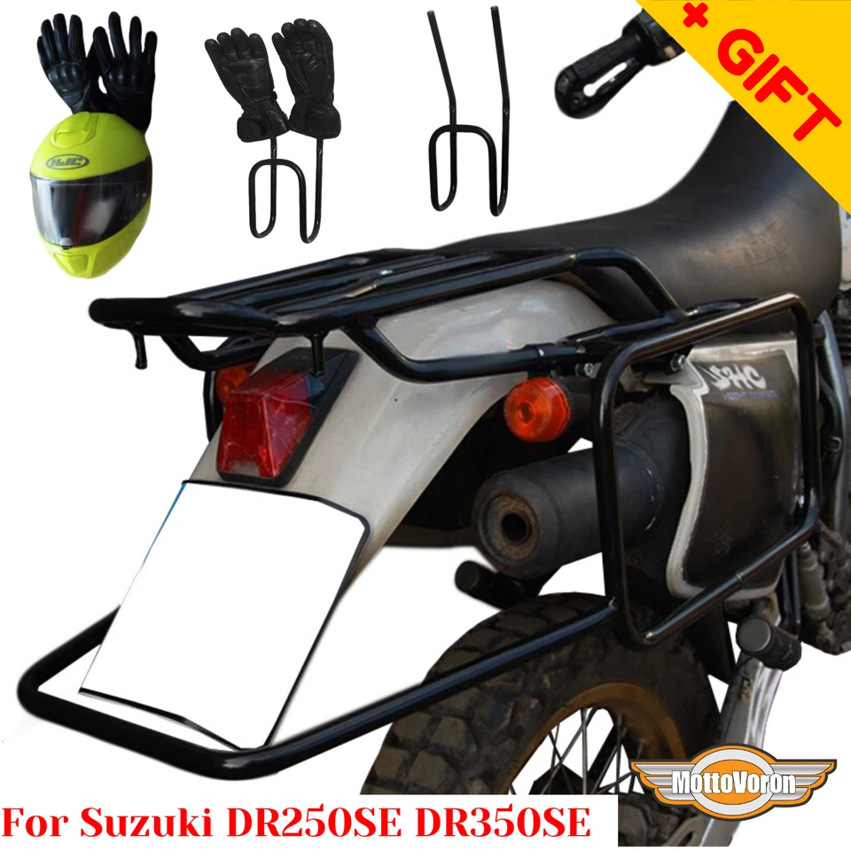 Sistema portaequipajes para Suzuki DR250SE DR350SE portaequipajes lateral para maletas bolsa, bonificación Foto 2 de 4