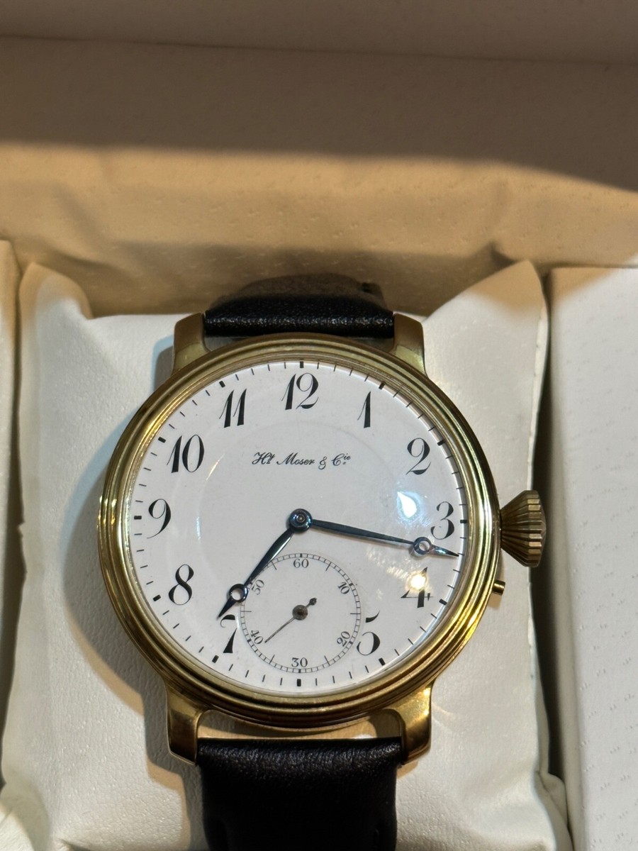 MOSER MENS WRIST ANTIQUE MARRIAGE WATCH