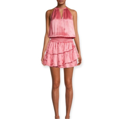 NWT Ramy Brook Paris Mini Smocked Halter Dress Rose Pink M | eBay NWT Ramy Brook Paris Mini Smocked Halter Dress Rose Pink M | eBay