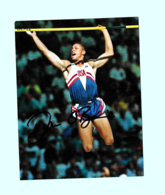 Dan O Brien USA Zehnkampf 1xGold Olympia 1996 Foto 10x13 orig Autogramm