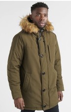 GUESS HEAVY WEIGHT SNORKEL JACKET HOOD 