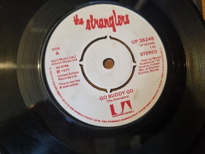 THE STRANGLERS - Peaches / Go Buddy Go 7'' UP 36248 1977 United Artists Records