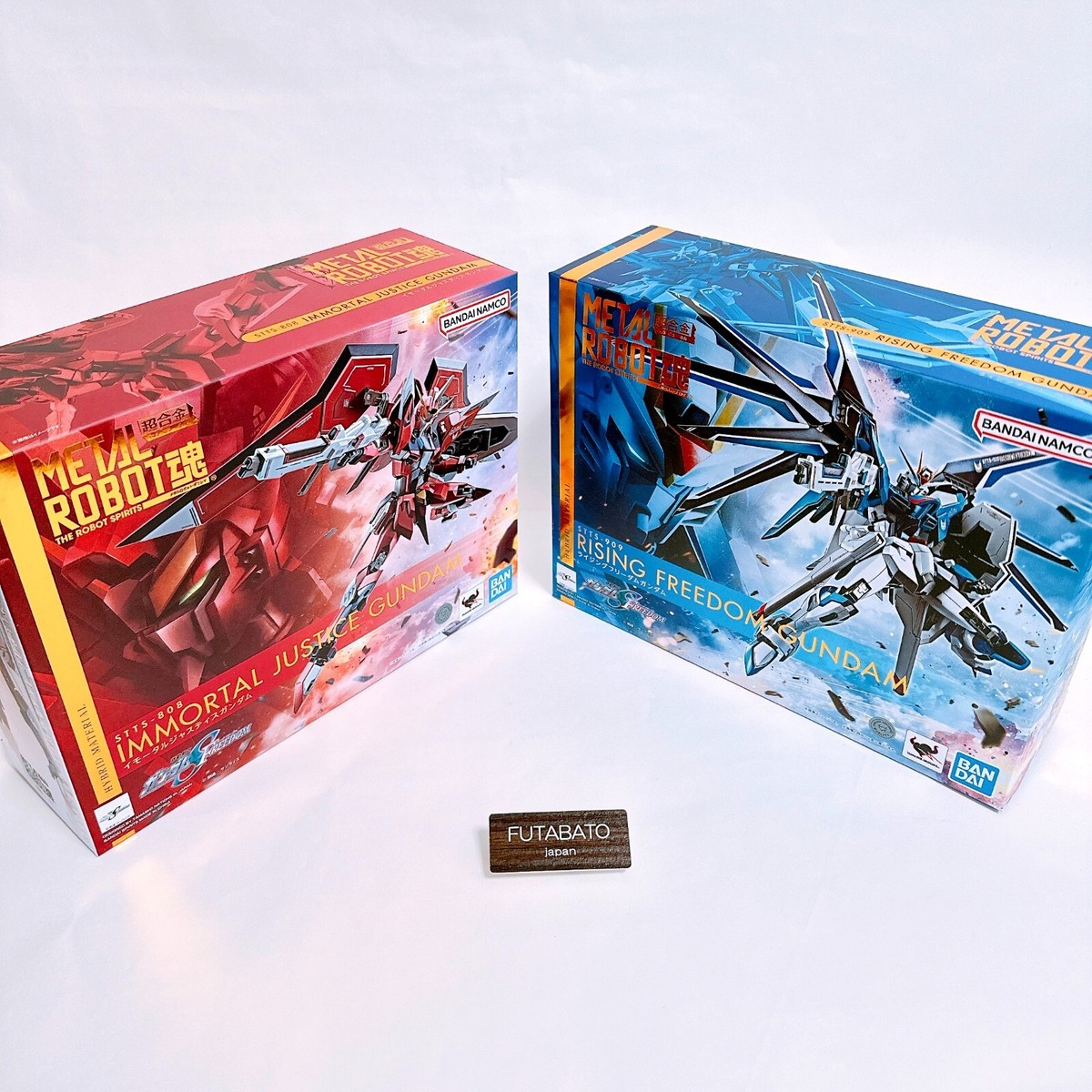 Set of 2 Metal Robot Spirits Side MS Rising Freedom