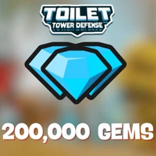 Toilet Tower Defense | TTD |  200K Gems | 💎AFFORDABLE & FAST 💎