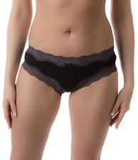 Passionelle® 2 Pack Womens Briefs/Knickers/Panties, Sexy Shorts - Luxury Fabric