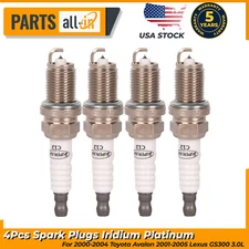 4Pcs Iridium Spark Plugs NGK IFR6T11 4589 For Camry Lexus Corolla RAV4 Tundra