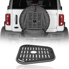 Spare Tire Molle Storage Panel For Jeep Wrangler Yj Tj Jk 2021-2026 Ford Bronco