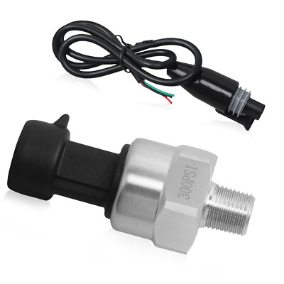 High Quality 5V 300Psi 1/8''NPT Thread Pressure Transmitter for Oil Fuel Gas New