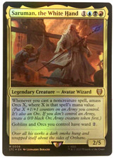 MTG Saruman, the White Hand Tales of Middle-earth Commander 8 FOIL, Pack Fresh