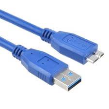 USB PC Data Cable Cord For WD Elements 2TB Portable Hard Drive WDBU6Y0020EESN