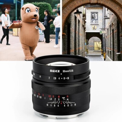 Meike 50mm F0.95 APS-C Manual Focus Lens Large Aperture For Sony E-mount Camera 