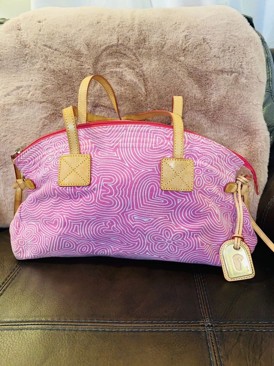 Dooney and bourke pink satchel sale
