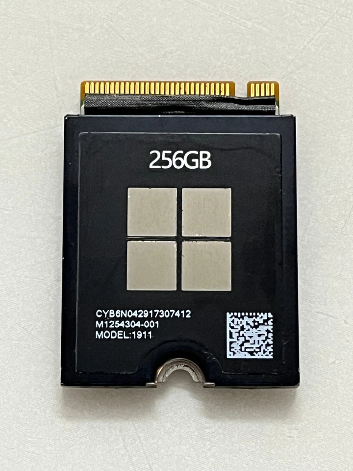 Microsoft Surface Laptop Pro X Model 1911 SSD 256GB NVMe M.2 2230 PCIe 3 x4 SSD - Image 2 of 4